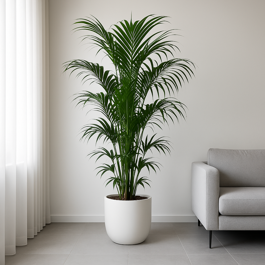 Kentia palm ↕ 220 cm hoog  ⟷ 38 cm pot