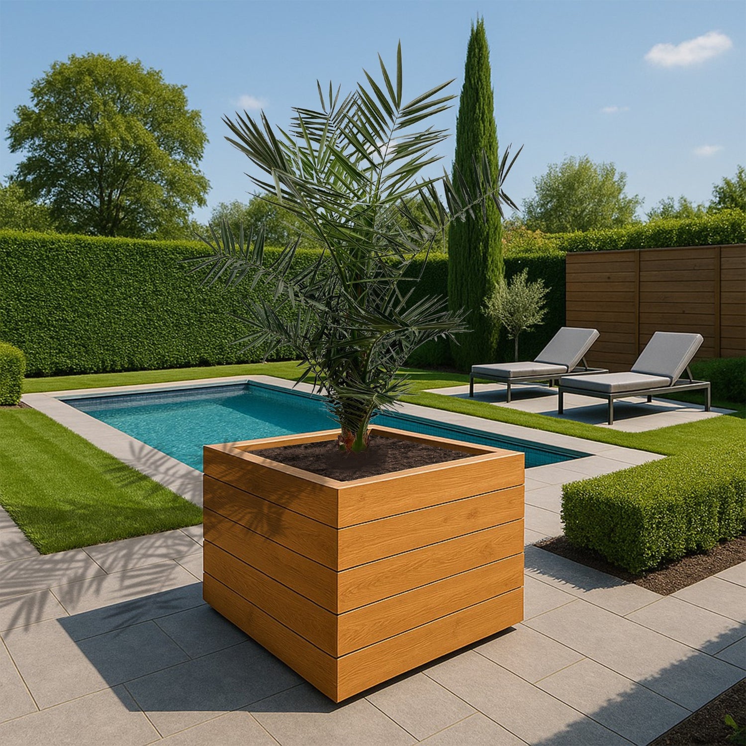 Phoenix Canariensis  ↕ 180 cm hoog  ⟷ 24 cm pot