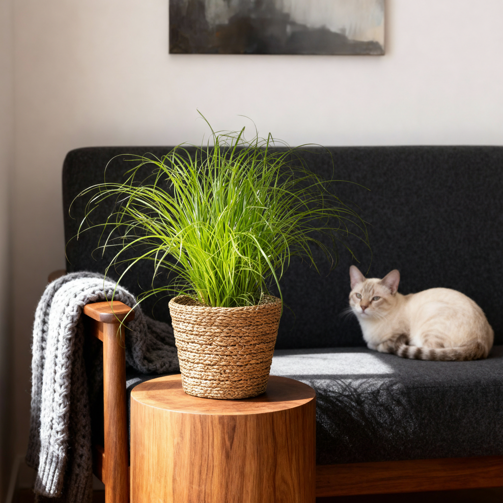 Cyperus alternifolius Zumula – 4 Pflanzen mit Korb