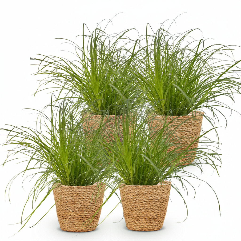 Cyperus alternifolius Zumula – 4 Pflanzen mit Korb