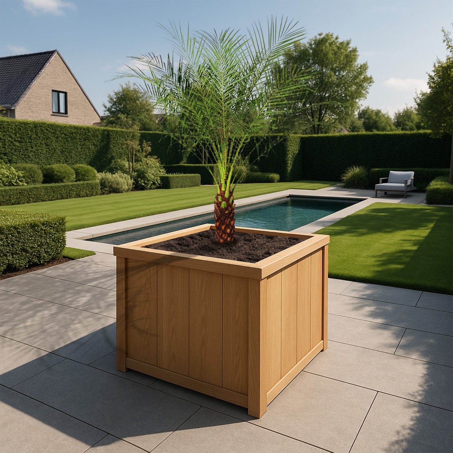 Phoenix Roebelenii ↕ 200 cm hoog  ⟷ 40 cm pot